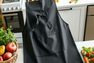 Le tablier chasuble de cuisine, un vêtement pro aux accents féminins